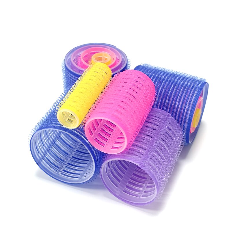 Hair Rollers Manufacturer - Self Grip 3 Sizes Plastic Colourful Curlers