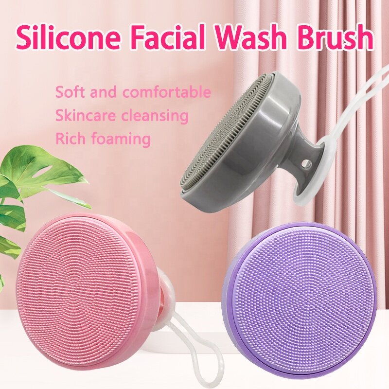 Face Wash Brush Manufacturer - Manual Silicone with Suction Cup
