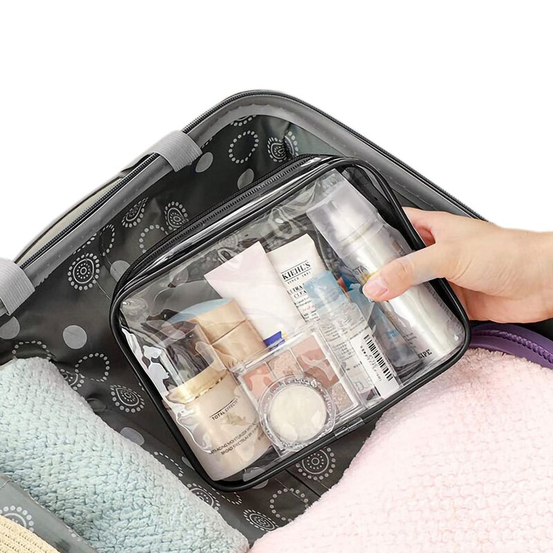 Cosmetic Bag Manufacturer - Customized Portable PVC Transparent PU Leather