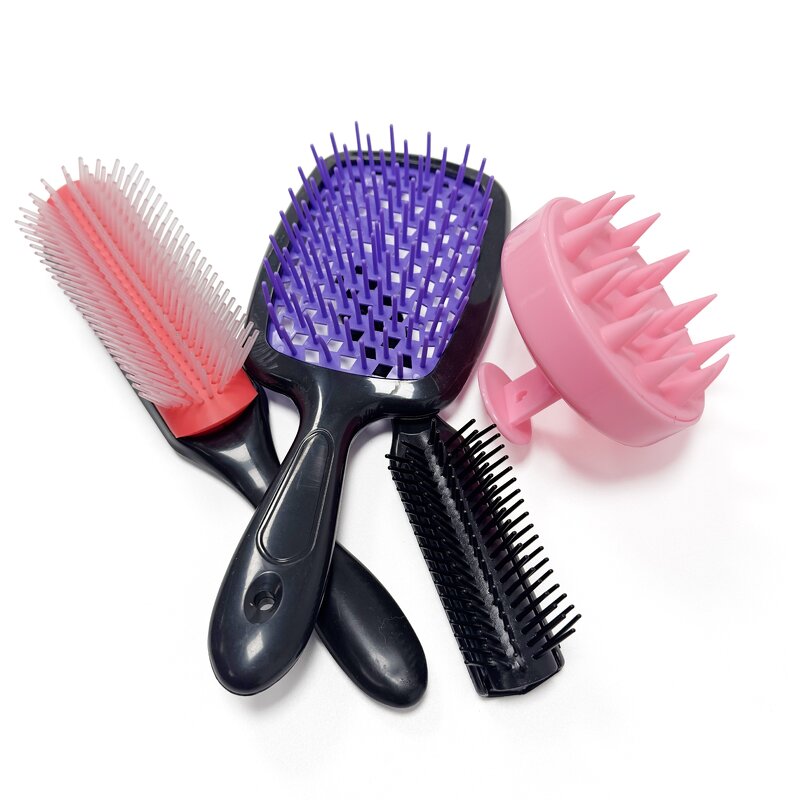 Hairbrush Comb Set Manufacturer - 27pcs Classic with Detangling Edge & Spray Bottle