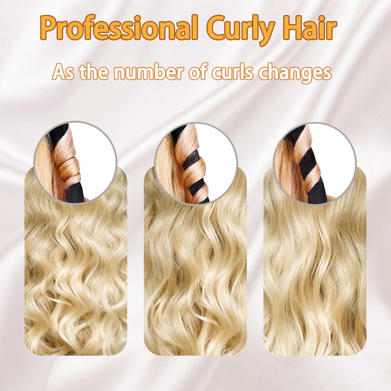 Heatless Hair Curler Set Manufacturer - LCD Display with Soft Silk Ribbon