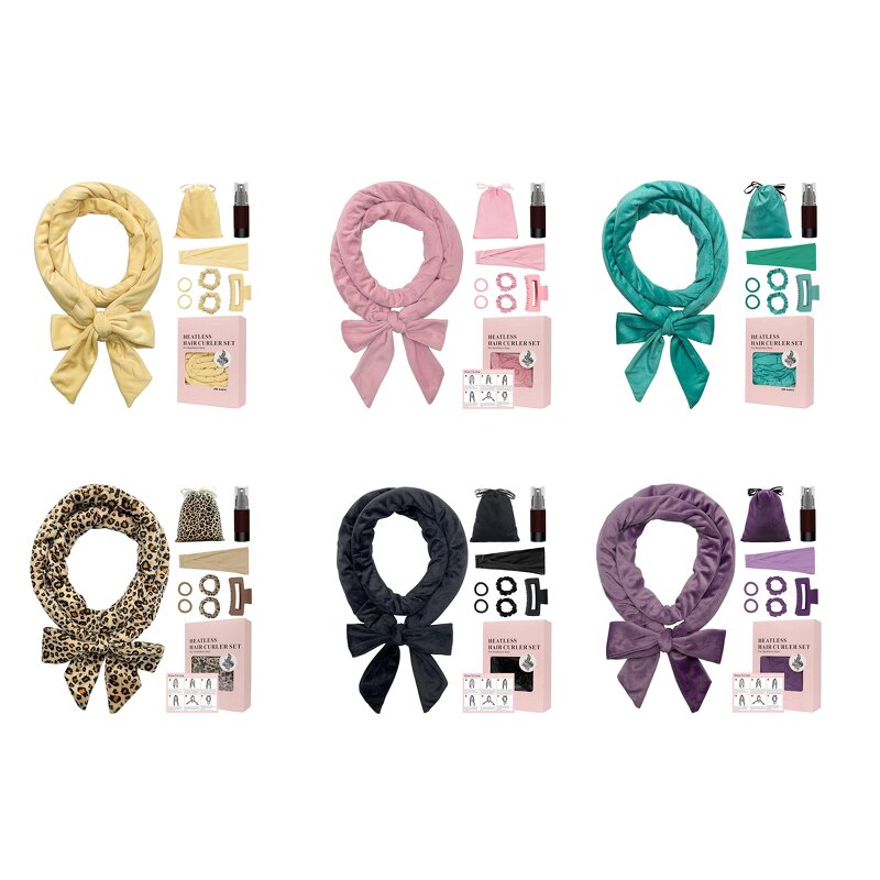 Heatless Hair Curls Set Manufacturer - DIY Soft Magic Silk Headband with Tools