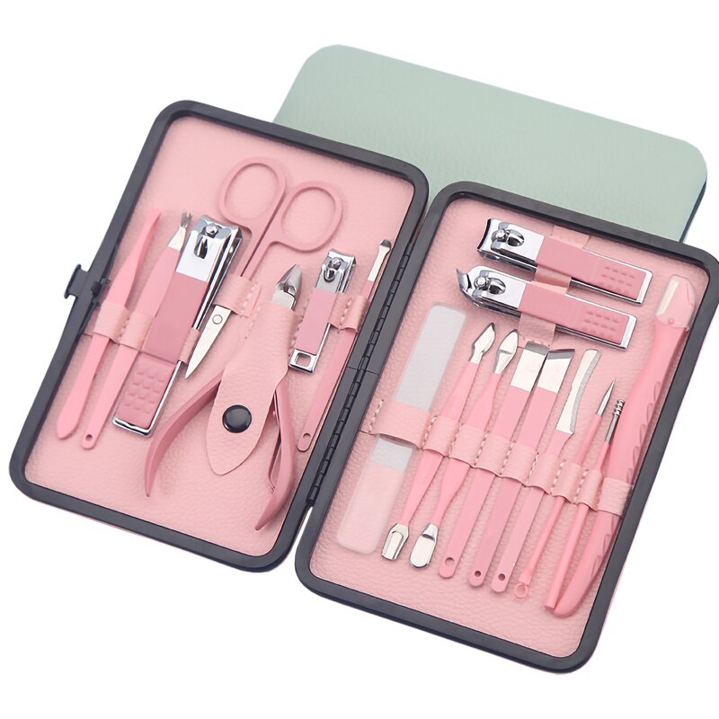 Manicure Set Manufacturer - 18-Piece Personal Care Stainless Steel