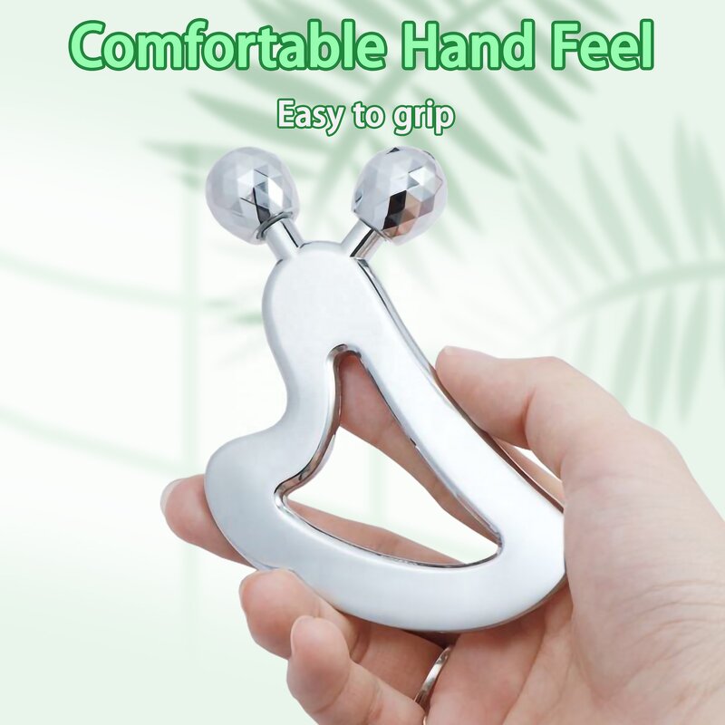 Gua Sha Tool Manufacturer - Custom Logo Metal Anti-Aging Heart Shape