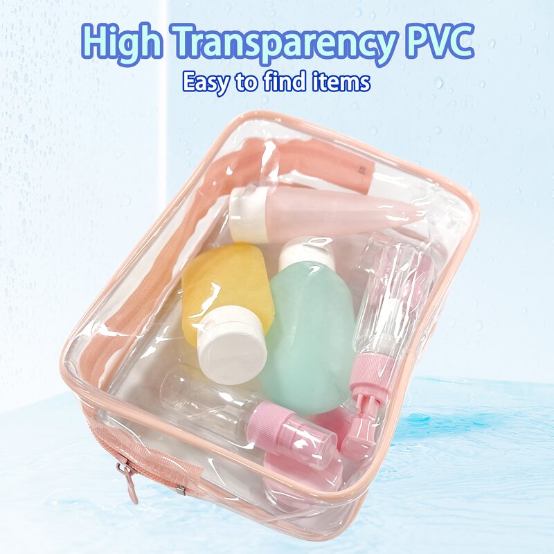 Cosmetic Bag Manufacturer - Custom Transparent Waterproof PVC Clear Travel