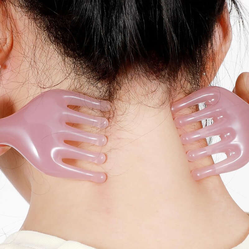 Head Massage Tool Manufacturer - Resin Octopus Comb Gua Sha for Neck Back