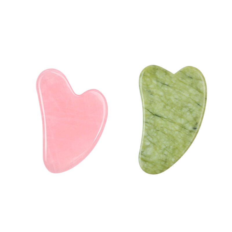 Face Massage Set Manufacturer - Factory Wholesale Natural Quartz Jade & Gua Sha