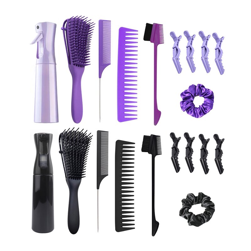 Hair Salon Kit Manufacturer - Eight-Row Octopus Hollow Brush Comb & Massager