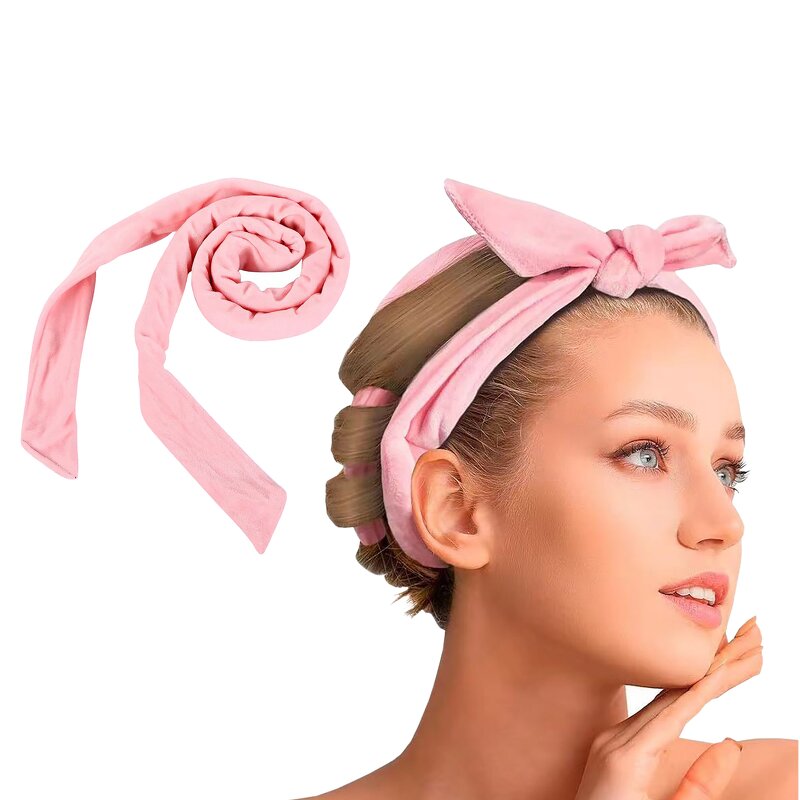 Heatless Hair Curls Set Manufacturer - DIY Soft Magic Silk Headband with Tools