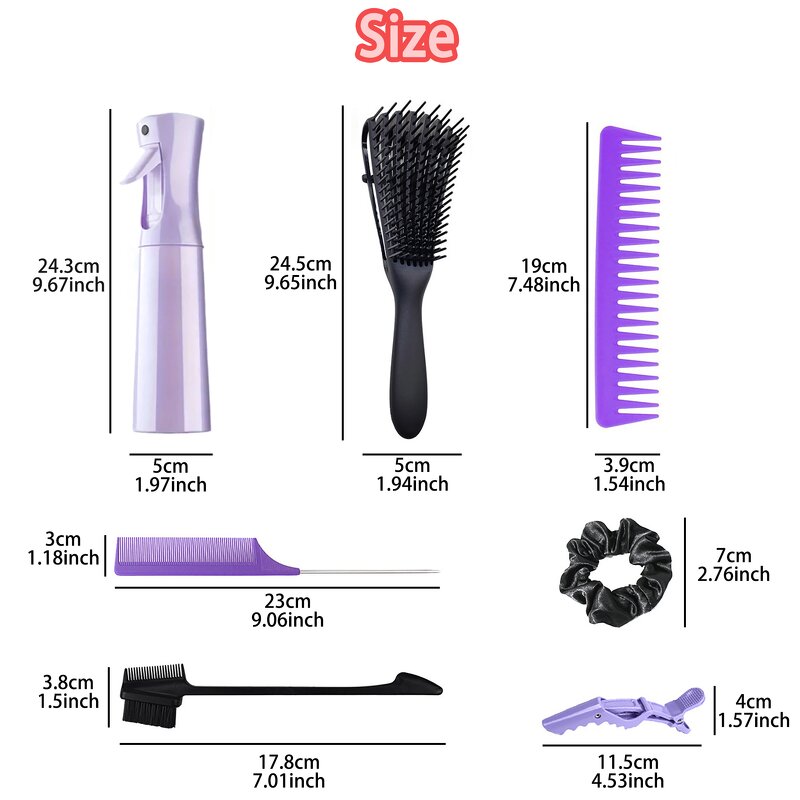Hair Salon Kit Manufacturer - Eight-Row Octopus Hollow Brush Comb & Massager