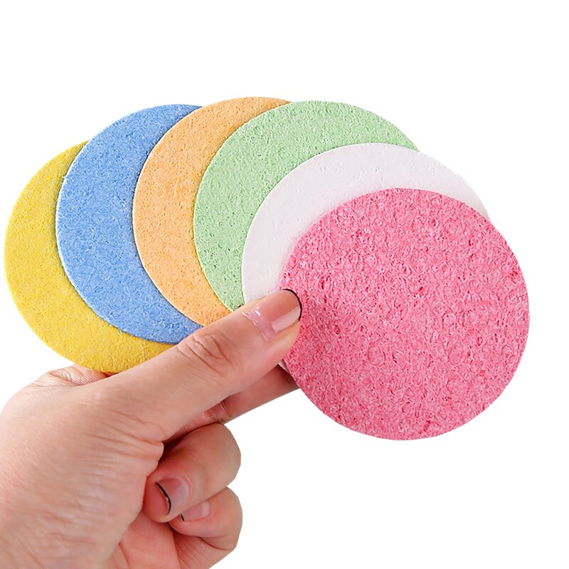 Facial Cleaning Sponge Manufacturer - Natural Wood Pulp Silicone with Cellulose