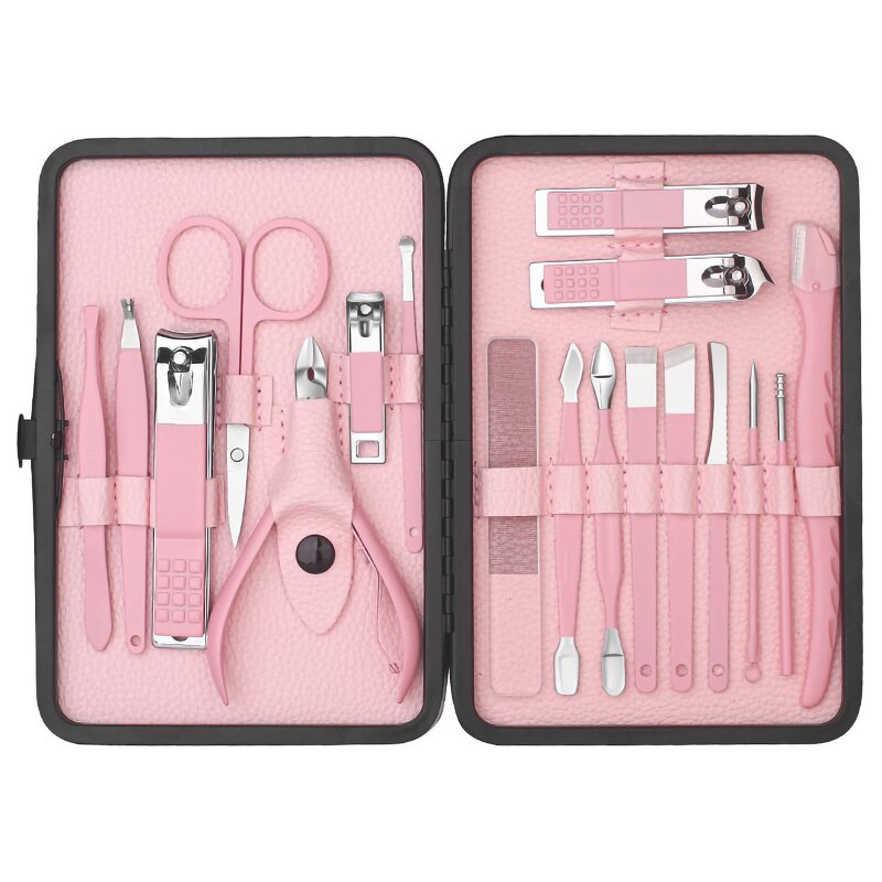 Nail Clipper Kit Manufacturer - Portable Multifunctional Stainless Steel with PU