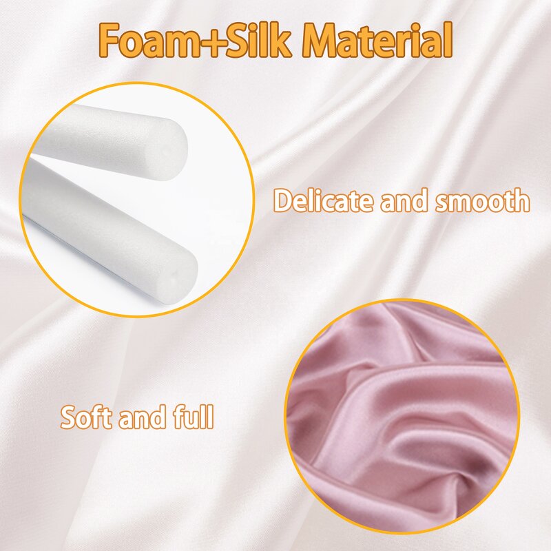 Heatless Hair Curler Manufacturer - Silk Satin for Sleep with Custom Logo