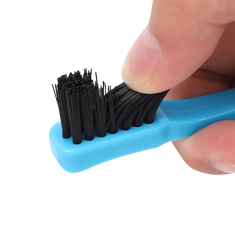 Edge Control Brush Manufacturer - Factory Wholesale Plastic Double Head Fan-shaped