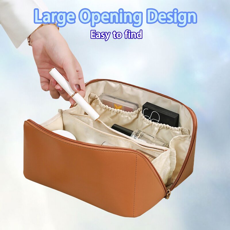 Cosmetic Organizer Manufacturer - Personalized Custom Kit Genuine Leather for Men
