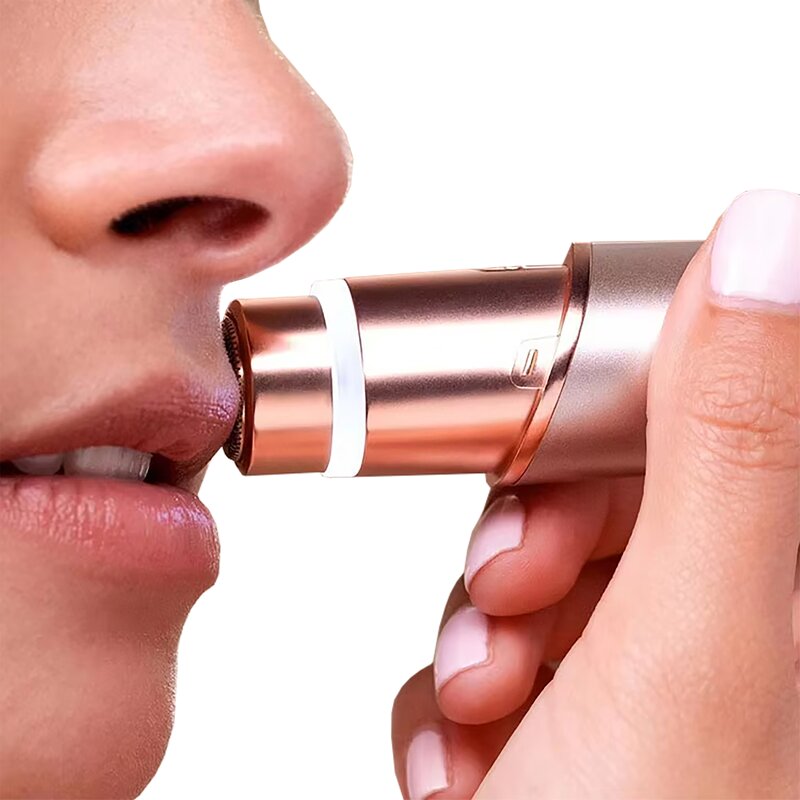 Facial Hair Remover Manufacturer - 2 in 1 Electric Mini for Lip Nose with LED