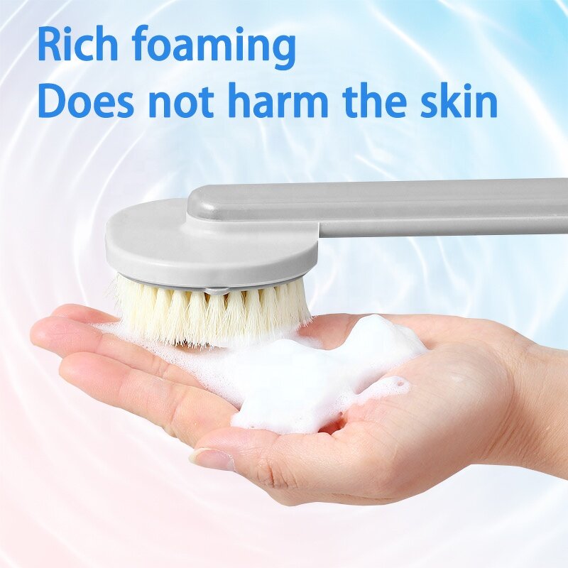 Shower Brush Manufacturer - Long Handle with Soap Dispenser Exfoliate Massage