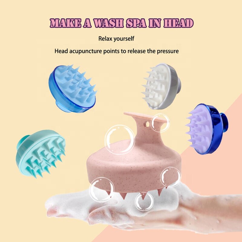 Pet Shampoo Brush Manufacturer - Soft Silicone Scalp Massager for Pets