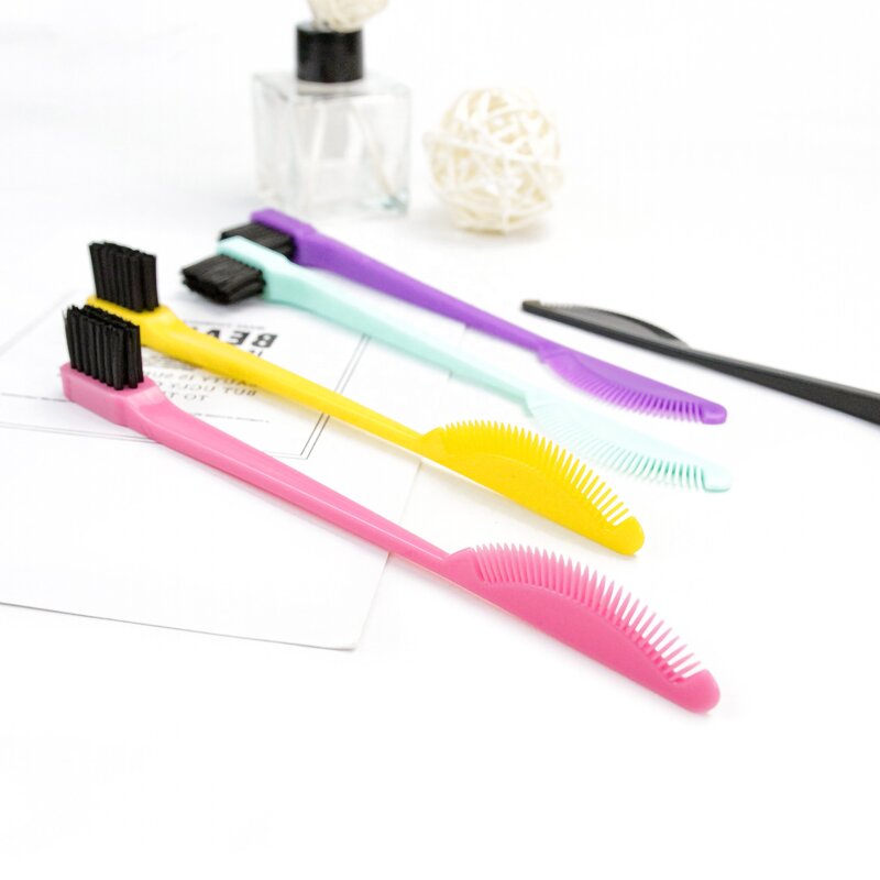 Edge Brush Manufacturer - Professional Boar Bristle 2 in 1 Edge Control