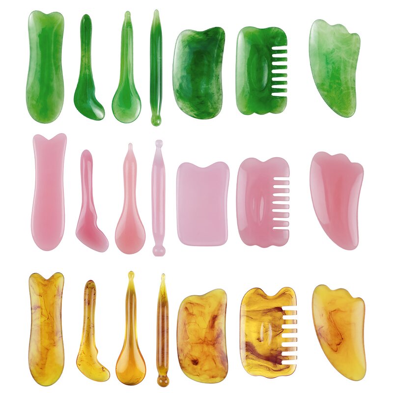 Gua Sha Tool Manufacturer - Custom Logo Newest Style Jade Roller for Relaxation