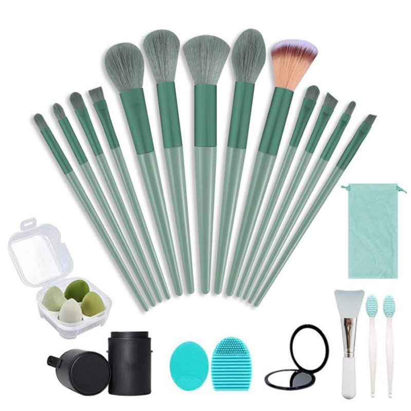 Makeup Brush Set Manufacturer - 23pcs Blender Outfits with Cleaning Tools