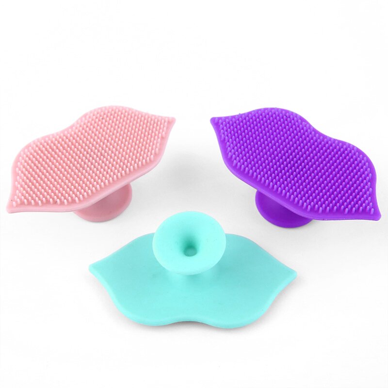 Lip Brush Manufacturer - Customized Mini Silicone Mouth Shaped Exfoliating