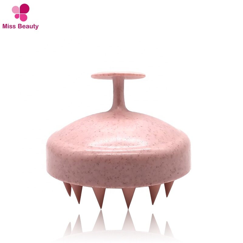 Scalp Massager Manufacturer - Ionic Handheld with Shampoo Brush Wheat Straw