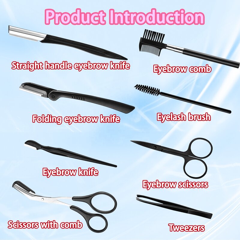 Eyebrow Trimmer Set Manufacturer - Portable Custom Logo Factory Direct