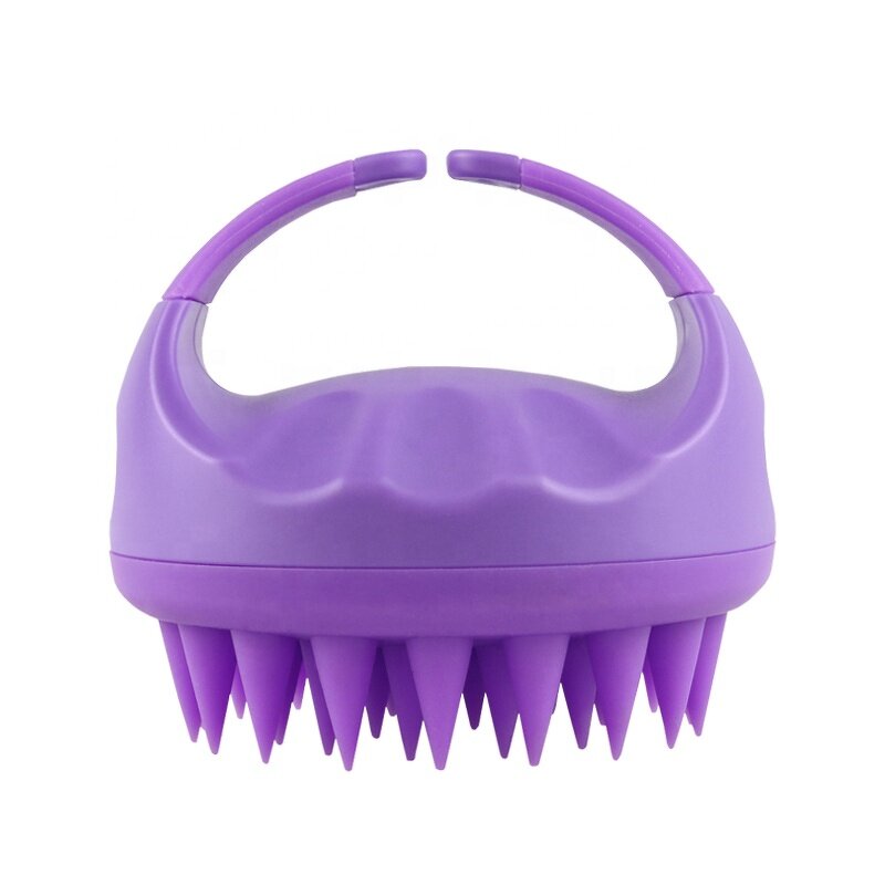 Scalp Massager Shampoo Brush Manufacturer - Customizable Ionic Silicone for Wet Dry