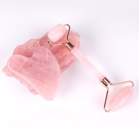 Face Massage Set Manufacturer - Factory Wholesale Natural Quartz Jade & Gua Sha