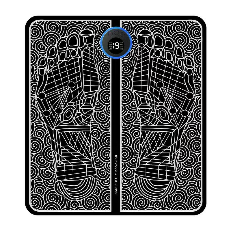 EMS Foot Massager Mat - Portable Electric Relax Feet Pad for Home Office Use