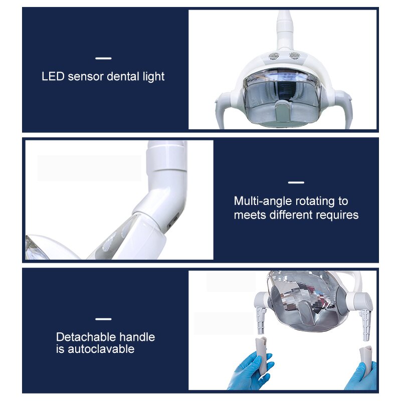 Dental Unit Chair - New Design Luxury Oral Medical Portable Full Spare Parts