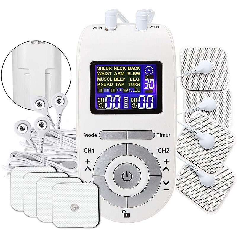 Tens EMS Unit - 12 Models Pulse Muscle Stimulator Body Pain Relief Therapy