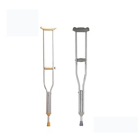 Medical Walking Canes - Height Adjustable Aluminum Telescopic Underarm Elbow Crutches
