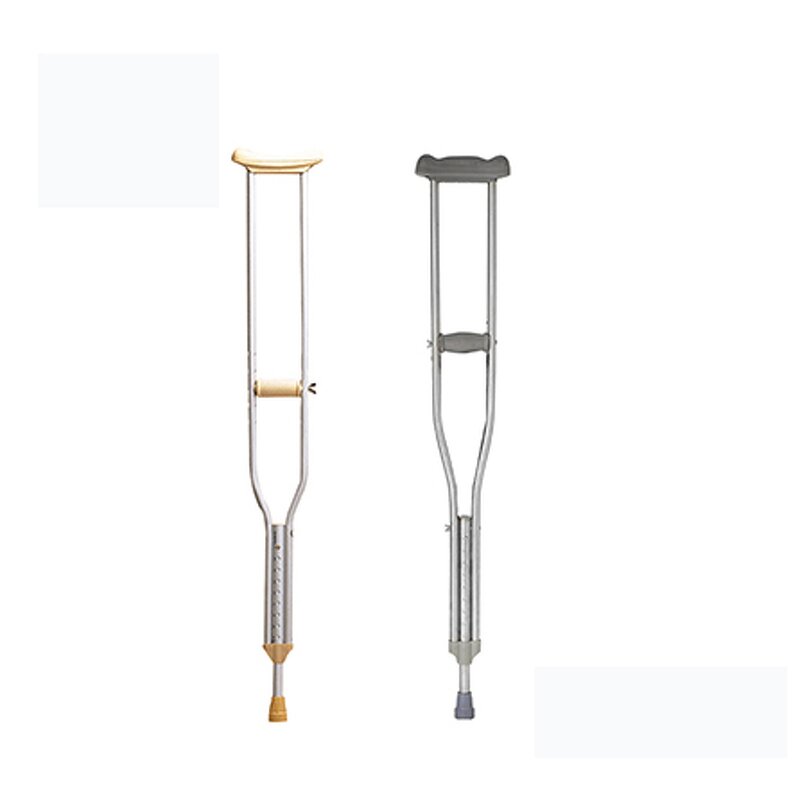 Medical Walking Canes - Height Adjustable Aluminum Telescopic Underarm Elbow Crutches