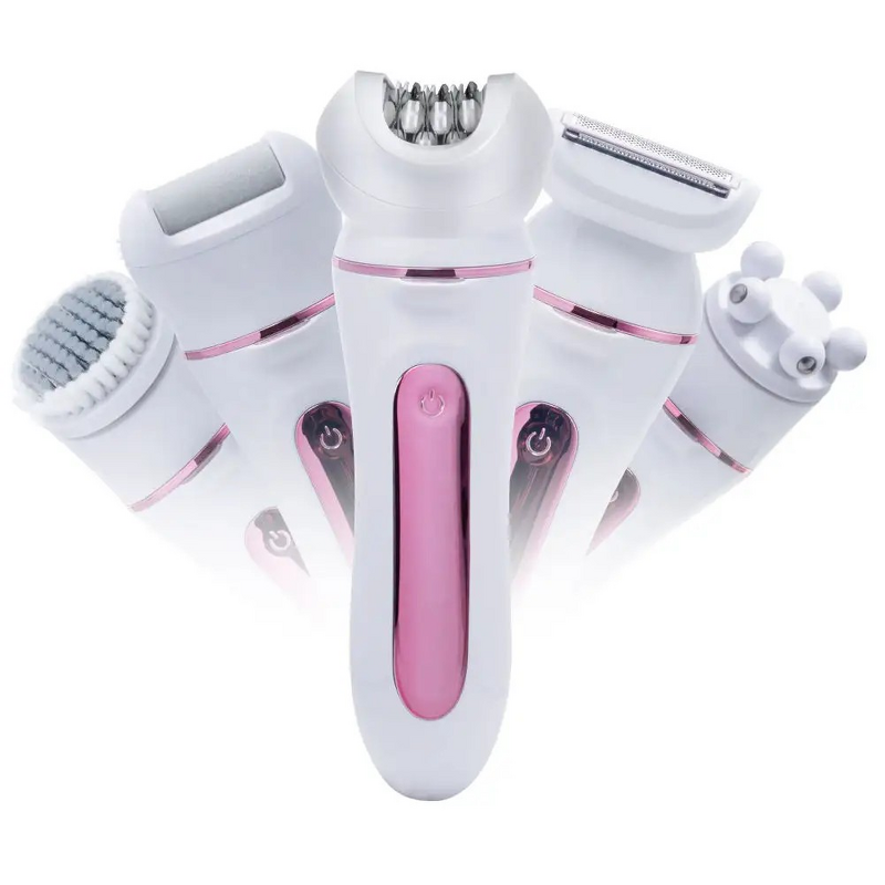 5 in 1 Lady Shaver Kit - Electric Razor Bikini Hair Trimmer Washable Groomer