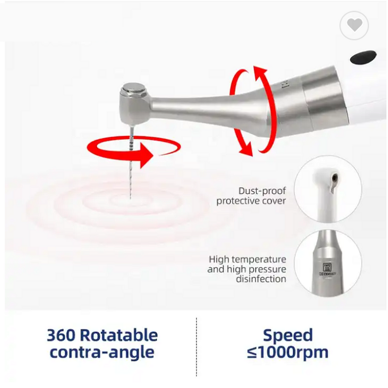 Dental Endomotor - 2 in 1 Rotary Motor Root Canal Treatment with Apex Locator
