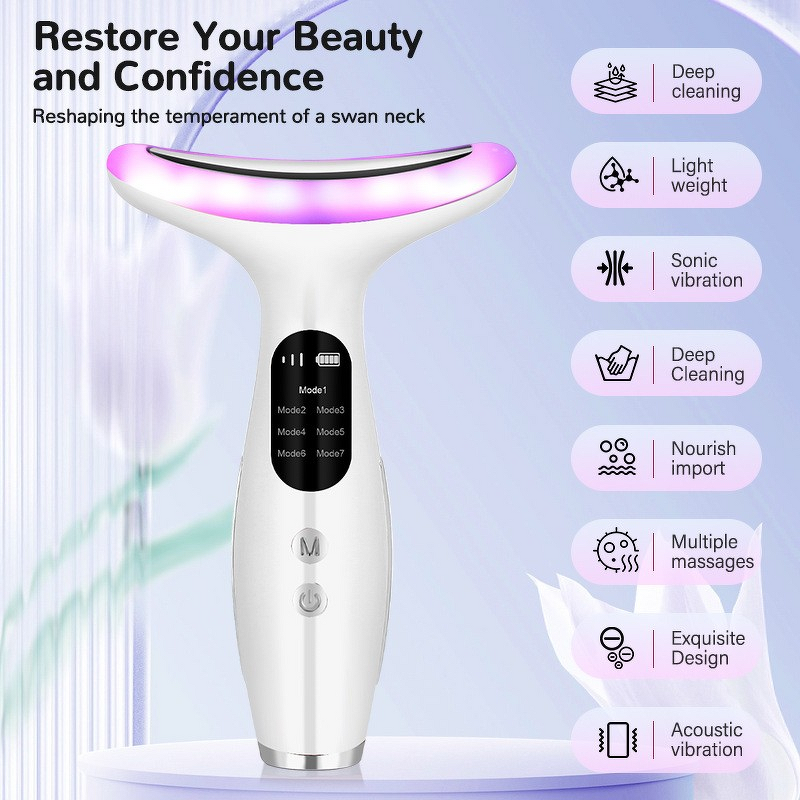 Face Neck Lifting Massager - Home Use Beauty Skin Tightening Massage Device