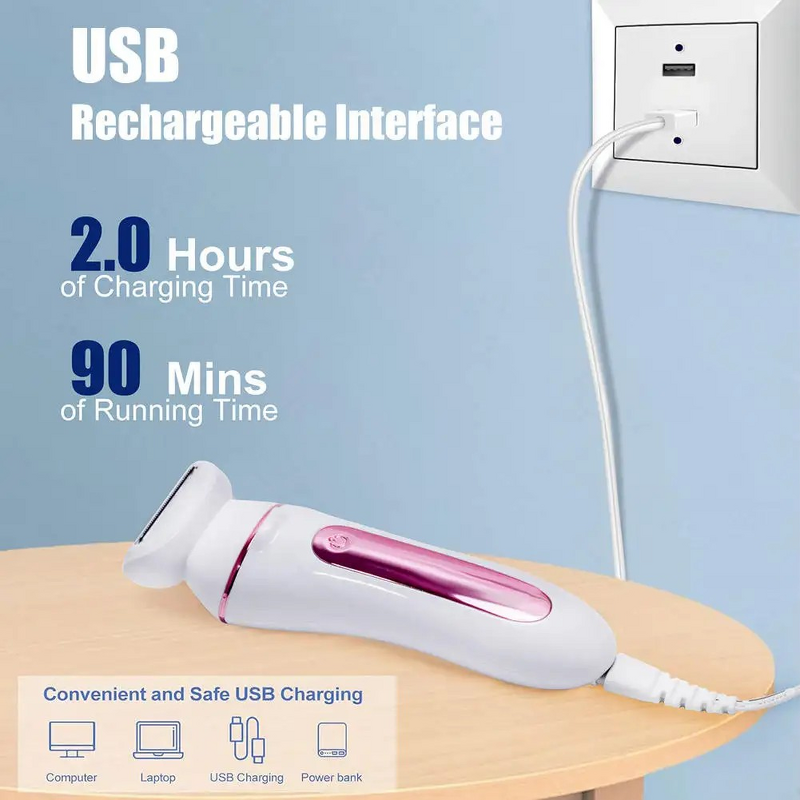 5 in 1 Lady Groomer Kit - Electric Razor Bikini Hair Trimmer Body Shaver