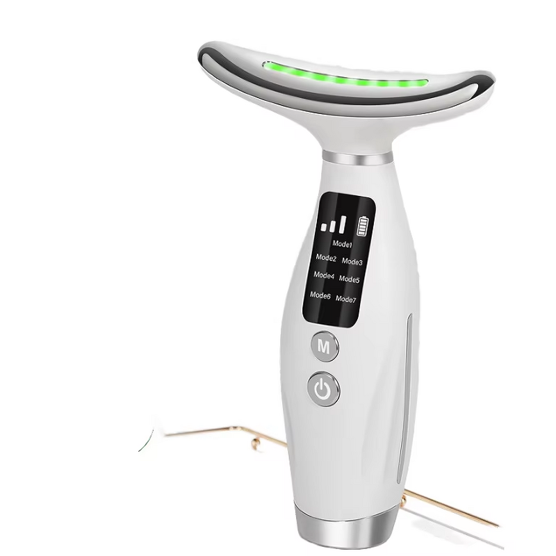 Face Neck Sculpting Wand - 7 Color Red Light Therapy Lifting Massager Device