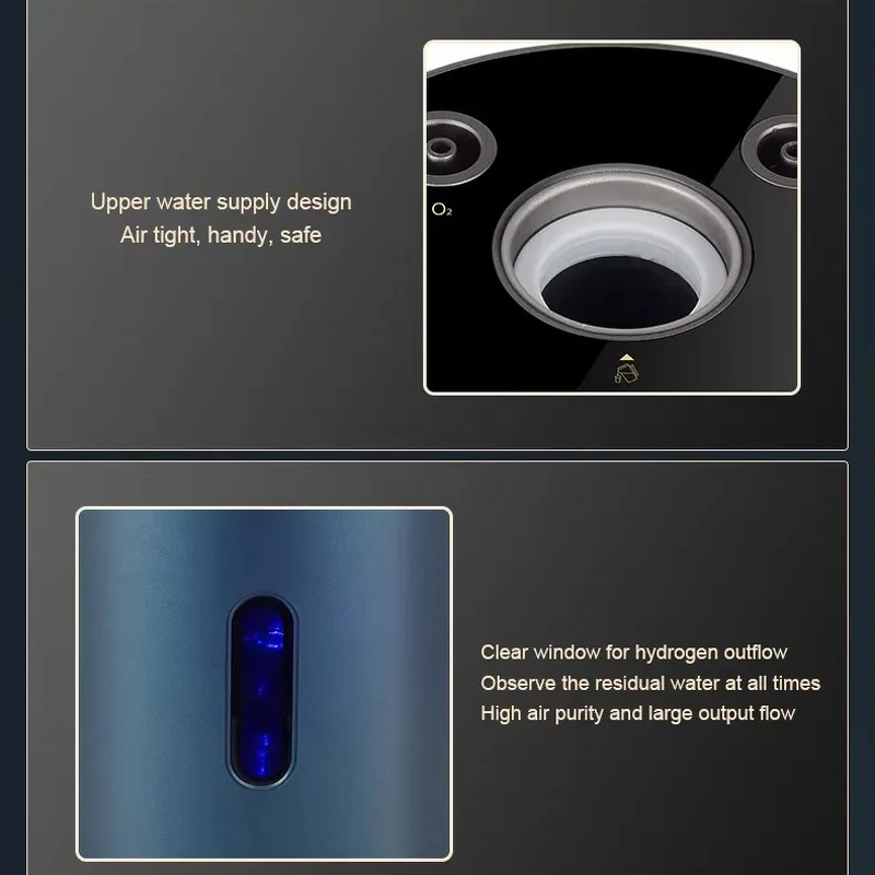 Mini Hydrogen Inhaler - 100-225ml Portable H2 Water Generator Therapy Machine