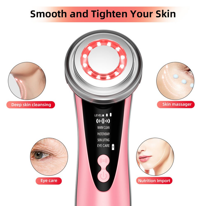 Facial Beauty Device - Import Export Warming Lifting Photo Therapy Rejuvenation