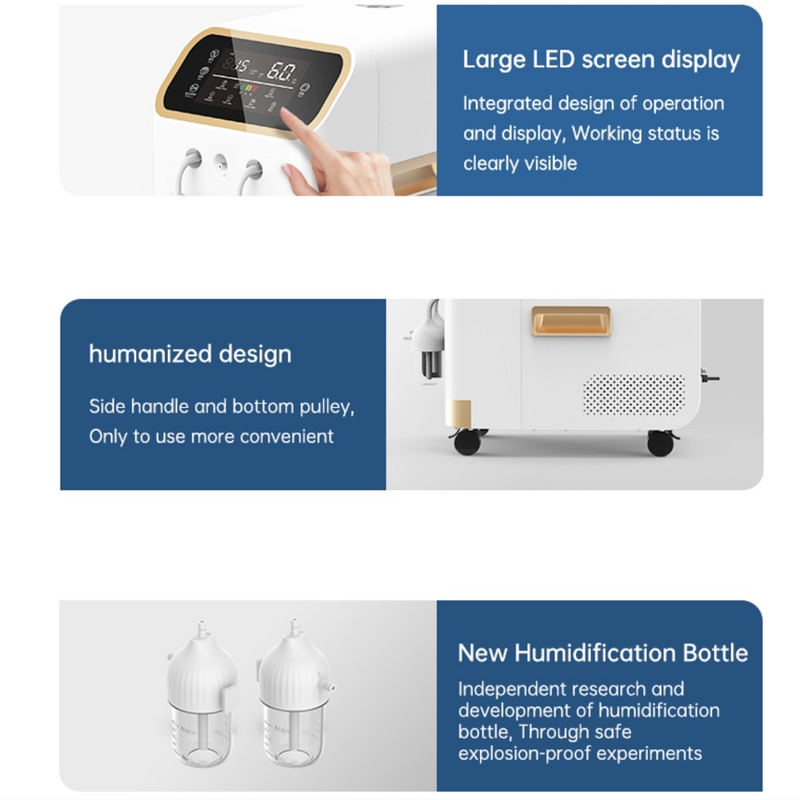 Hydrogen Therapy Inhaler - Electric PEM Household Gas Breathing Generator Device
