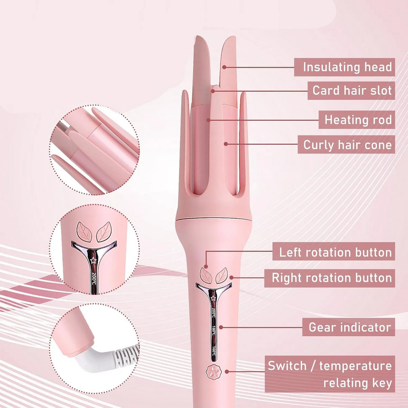 Automatic Curling Iron - 32mm Negative Ion Non-damaging Big Wave Hair Perming