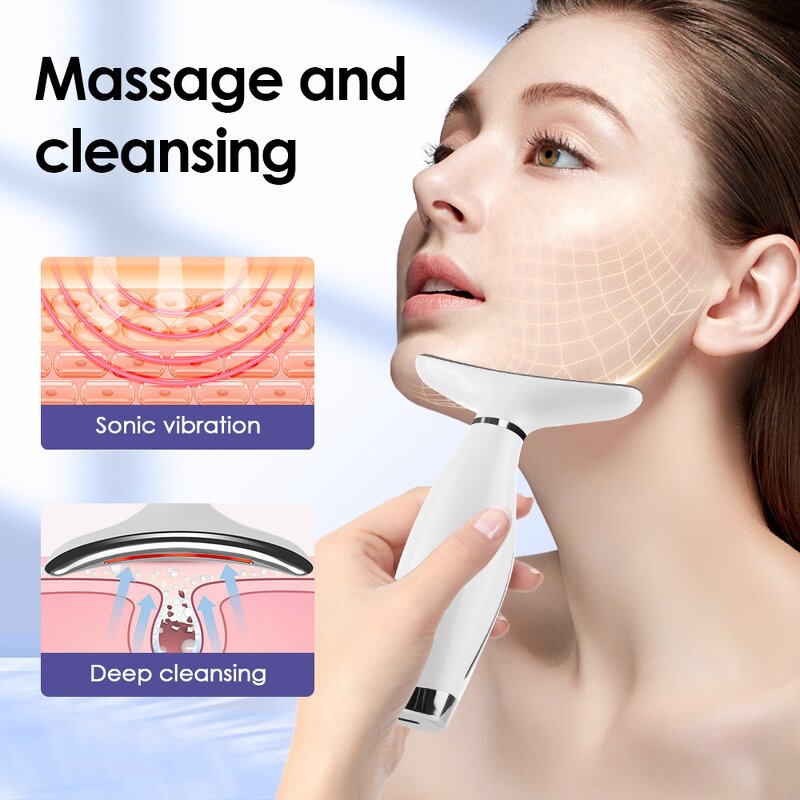 Face Neck Lifting Massager - Home Use Beauty Skin Tightening Massage Device
