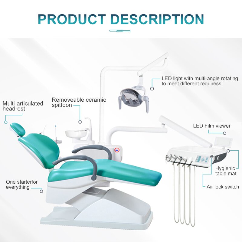 Dental Chair Unit - Hot Selling High Quality Full Option Clinic Dentist Equipment