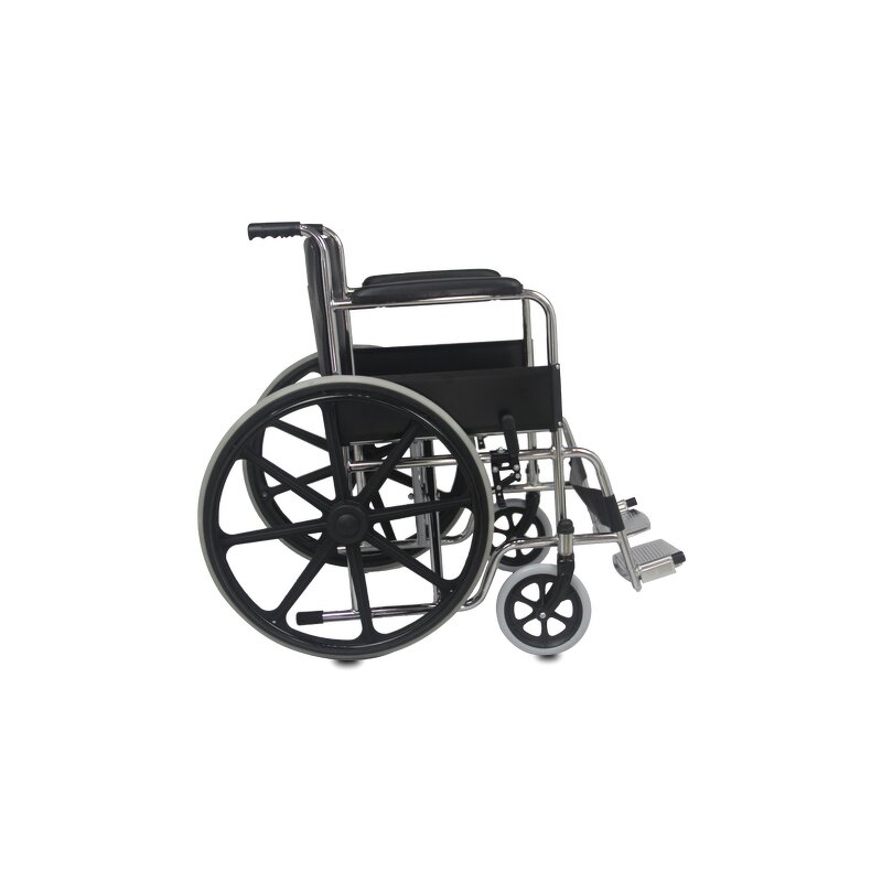 Foldable Manual Wheelchair - High Quality Lightweight Portable for Disabled Elderly