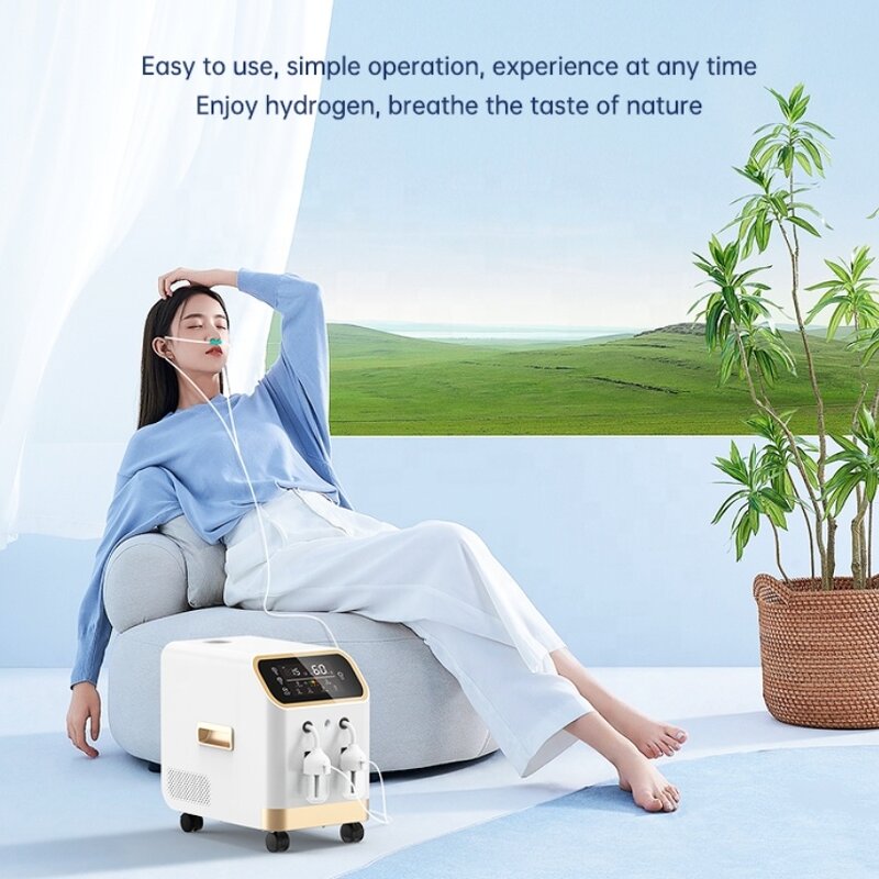 Hydrogen Inhalation Machine - SPE PEM 99.99% Purity 900ml Household Electric