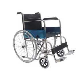Foldable Manual Wheelchair - High Quality Lightweight Portable for Disabled Elderly
