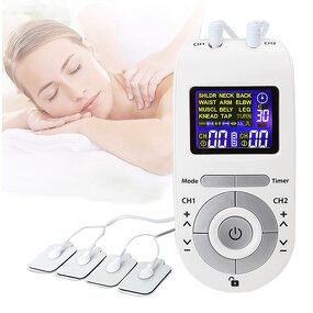 Tens Unit Machine - Body Massage Electronic Pulse Muscle Stimulator Physiotherapy